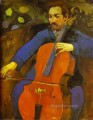 El violonchelista Retrato de Upaupa Scheklud Postimpresionismo Primitivismo Paul Gauguin